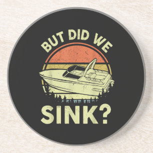 Dessous De Verre En Grès Bateau Drôle Mais Avons-Nous Éclaté Hommes Femmes