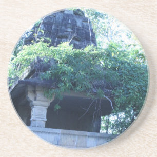 Dessous De Verre En Grès Bâtiment Jungle