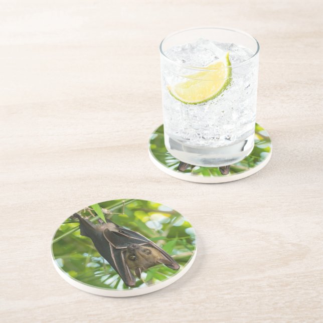 Dessous De Verre En Grès Batte (Côté)
