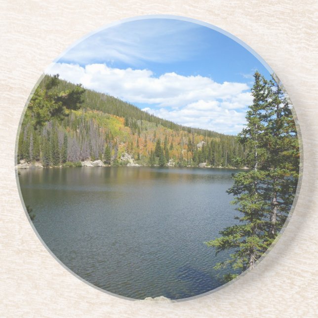 Dessous De Verre En Grès Bear Lake à Rocky Mountain National Park (Devant)