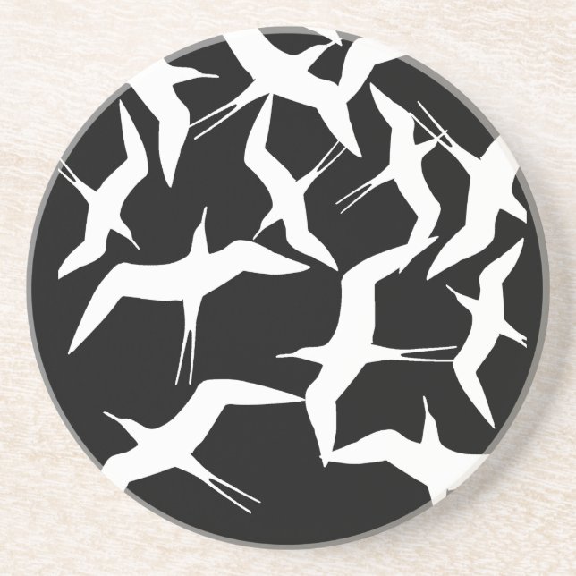 Dessous De Verre En Grès Beau Flying Birds Motif Produit (Devant)