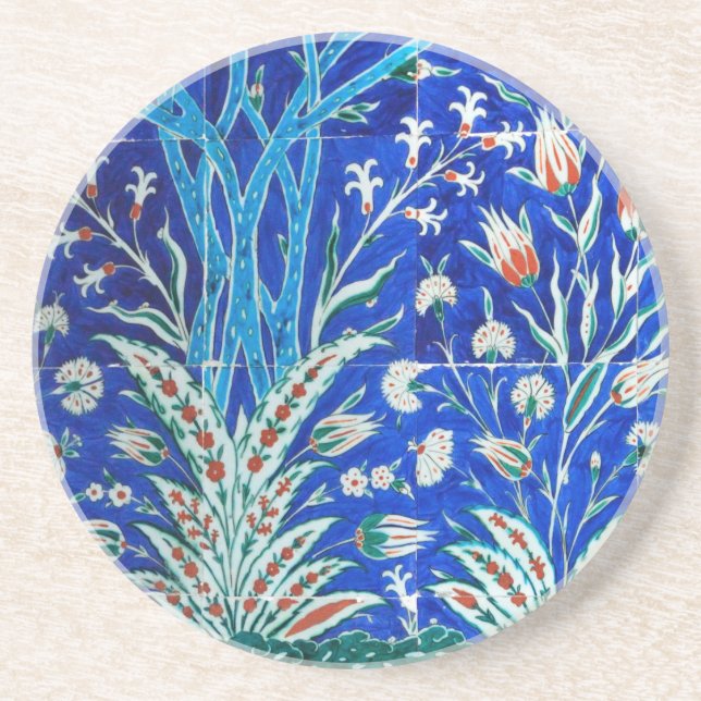 Dessous De Verre En Grès Beau jardin (Devant)