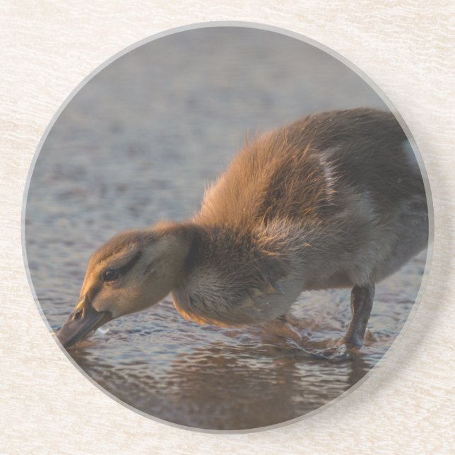Dessous De Verre En Grès Bébé soif (Devant)