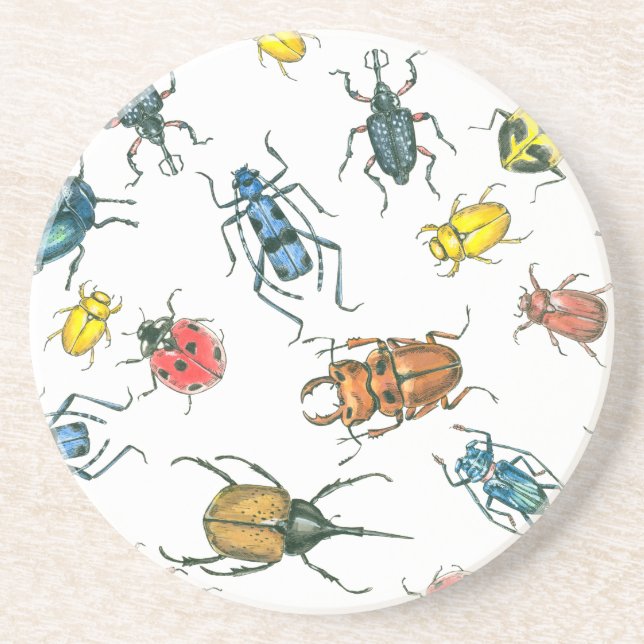 Dessous De Verre En Grès Beetles (Devant)