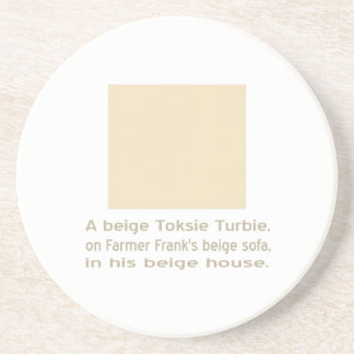 Dessous De Verre En Grès Beige Toksie Turbie on Biege