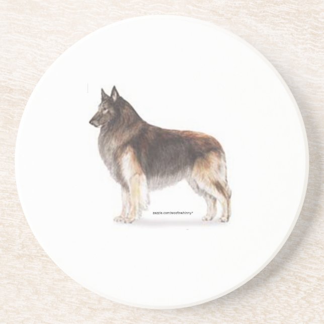 Dessous De Verre En Grès Belgian Tervuren (Devant)