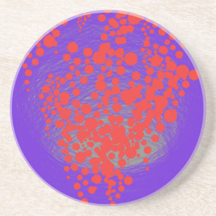 Dessous De Verre En Grès bellevueuse bulle rouge ballon