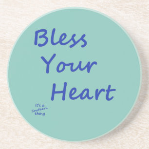 Dessous De Verre En Grès Bénissez votre coeur