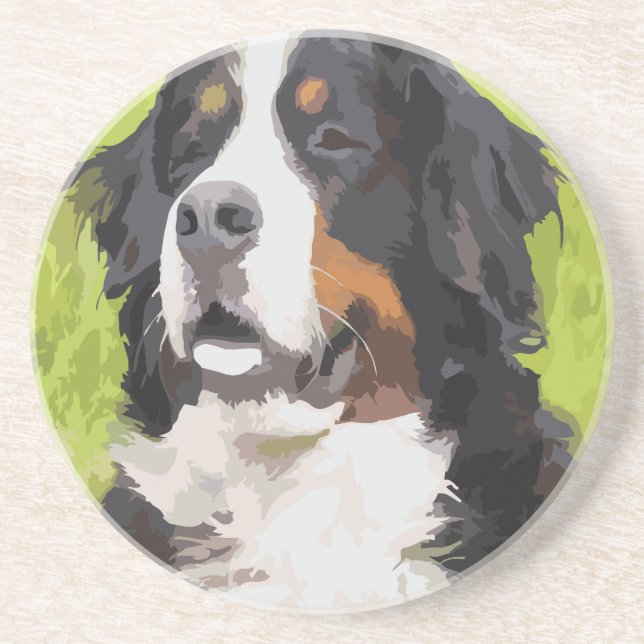 Dessous De Verre En Grès Berese mountain dog (Devant)