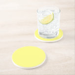 Dessous De Verre En Grès Beurre jaune<br><div class="desc">Réputé pour son ton chaud, les tons beurres de jaune ajoutent une gaieté instantanée et un sentiment de confort à tout espace, tout en complétant facilement d'autres teintes. Un neutre accueillant qui se situe entre jaune pâle et blanc cassé crémeux, il peut être utilisé dans les modèles traditionnels et modernes....</div>