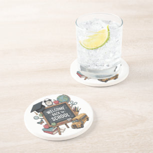 Dessous De Verre En Grès Bienvenue au retour à l'école