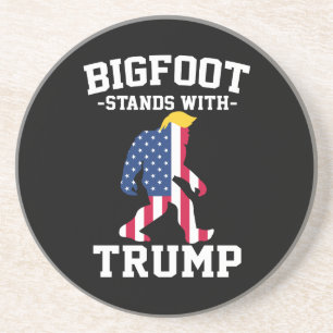 Dessous De Verre En Grès Bigfoot Se Déplace Avec Les Élections Trump De 202
