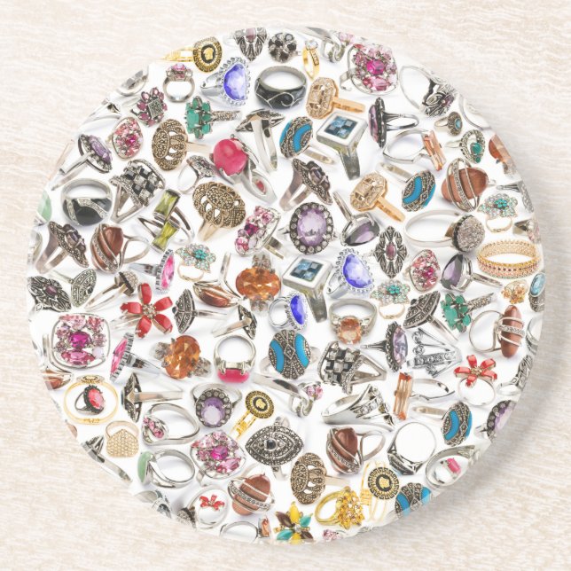 Dessous De Verre En Grès bijoux (Devant)