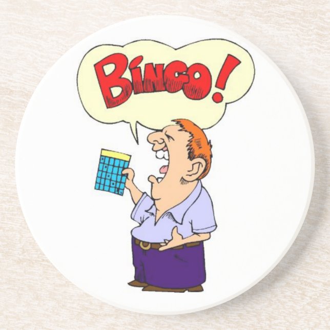 Dessous De Verre En Grès Bingo (Devant)