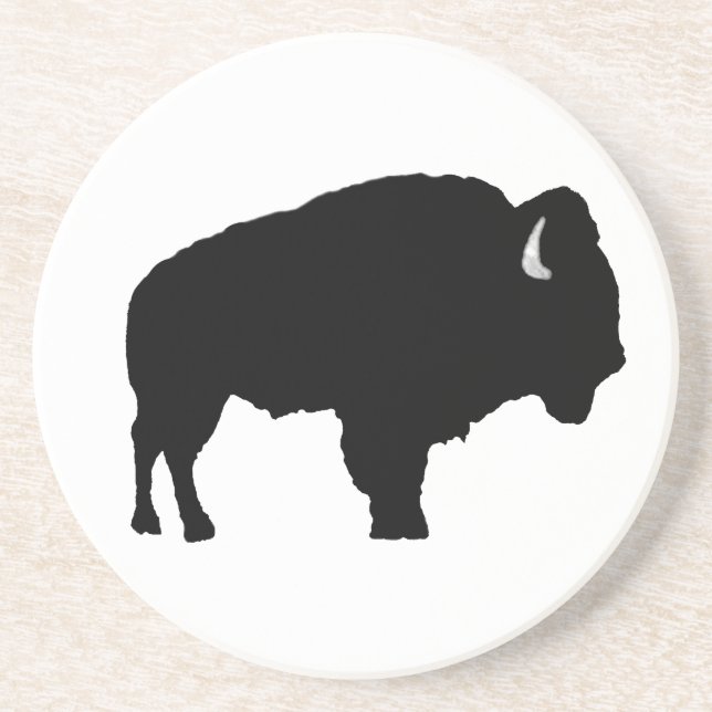 Dessous De Verre En Grès Bison américain (Devant)