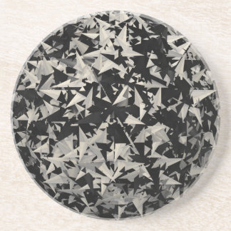 Dessous De Verre En Grès Black