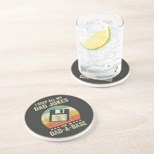 Dessous De Verre En Grès Blagues drôles de papa pour hommes dans dad-a-Base