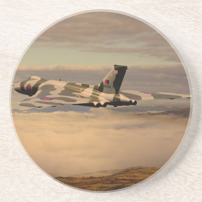 Dessous De Verre En Grès Bombardier XH558 d'Avro Vulcan (Devant)