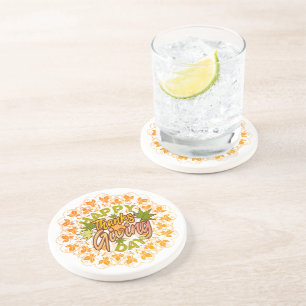 Dessous De Verre En Grès Bon thanksgiving moderne Foliage sans soudure Mand
