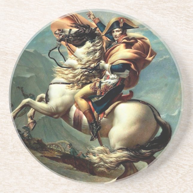 Dessous De Verre En Grès Bonaparte Empereur France (Devant)