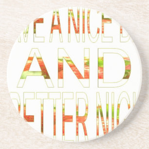 Dessous De Verre En Grès Bonne journée