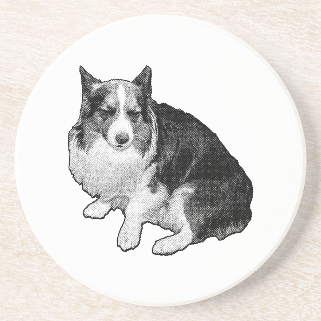 Dessous De Verre En Grès Bonnet point (Devant)