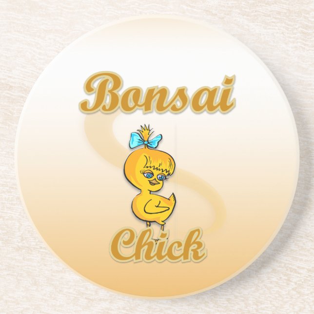 Dessous De Verre En Grès Bonsai Chick (Devant)