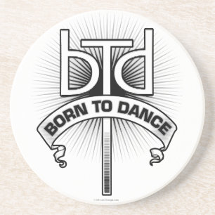 Dessous De Verre En Grès Born To Dance (base)