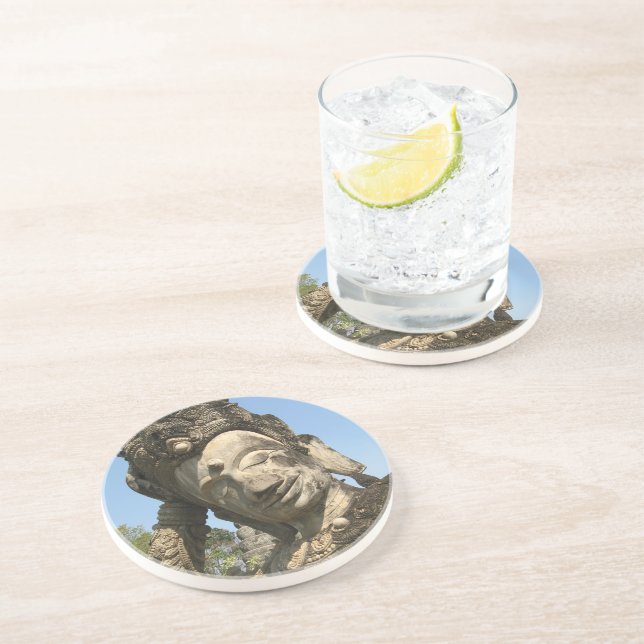 Dessous De Verre En Grès Bouddha en cours... Nong Khai, Isan, Thaïlande (Côté)