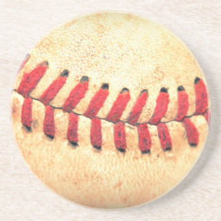 Dessous De Verre En Grès Boule vintage de base-ball