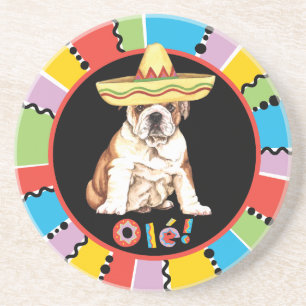 Dessous De Verre En Grès Bouledogue de fiesta