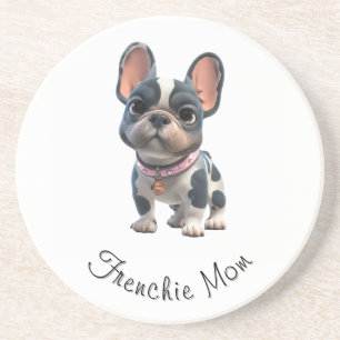 Dessous De Verre En Grès Bouledogue français