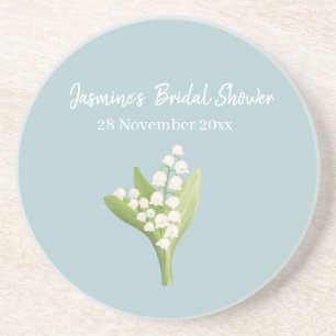 Dessous De Verre En Grès Bouquet de muguet Shower de mariage