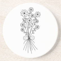Bouquet floral minimaliste