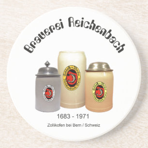 Dessous De Verre En Grès Brauerei Reichenbach Bern Bierdeckel