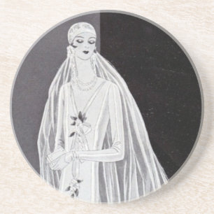 Dessous De Verre En Grès Bride du Flapper