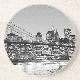 Dessous De Verre En Grès Brooklyn Bridge New York City
