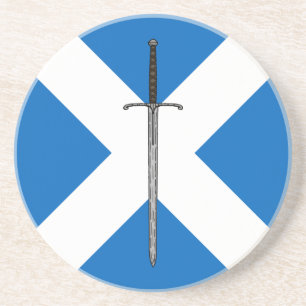 Dessous De Verre En Grès Bruce Sword sur Saltire