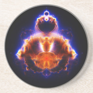 Dessous De Verre En Grès Buddhabrot Map Mandelbrot Set Gautama Buddha