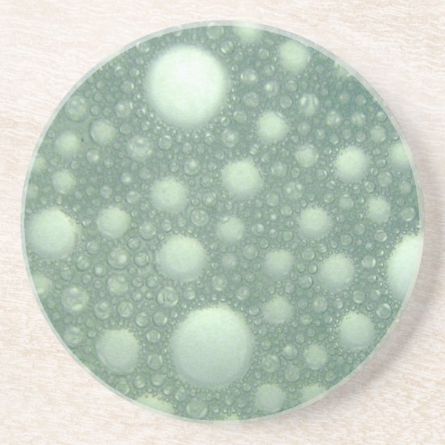 Dessous De Verre En Grès Bulles Froides Sous La Glace Du Lac (Devant)