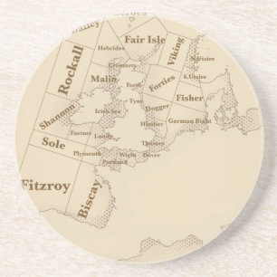 Dessous De Verre En Grès Bulletin de navigation des îles britanniques de st