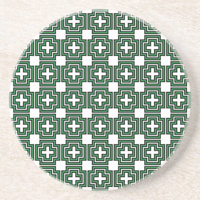 Dessous De Verre En Grès C&S Green (Devant)