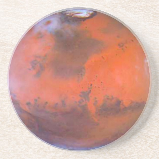 Dessous De Verre En Grès Caboteur de Mars de planète (Devant)