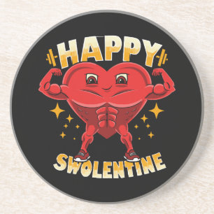 Dessous De Verre En Grès Cadeau de la Saint-Valentin drôle de séance d'entr