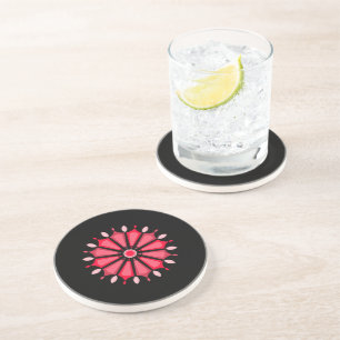 DESSOUS DE VERRE EN GRÈS CADEAU FLEUR POUR MAMAN FILLE SOEUR AMIE ENSEIGNAN