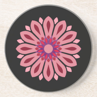 DESSOUS DE VERRE EN GRÈS CADEAU FLEURS MODERNES COLORÉ POUR FILLE SOEUR MAM