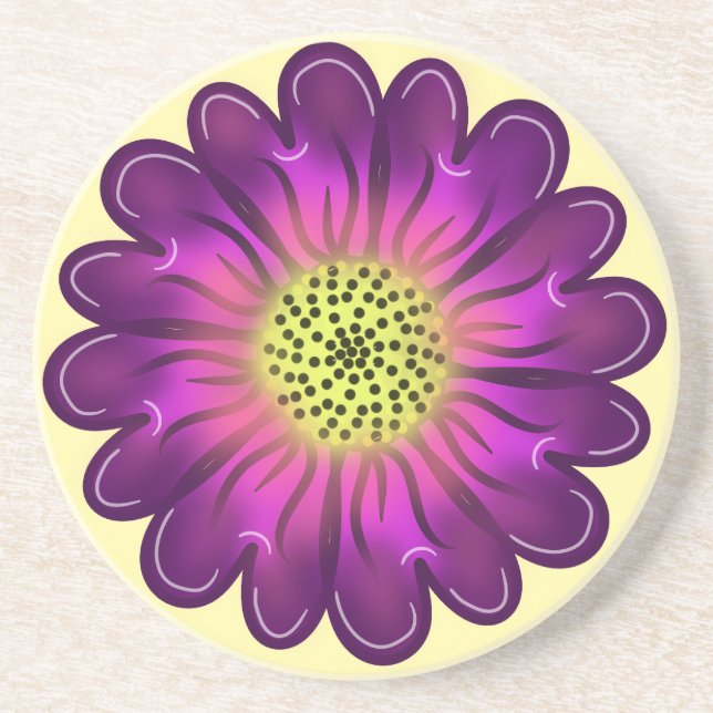Dessous De Verre En Grès Cadeau personnalisé Coussin Rond (Devant)
