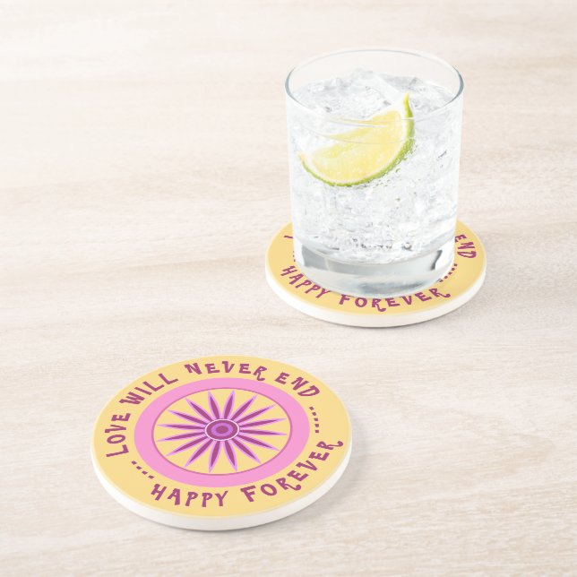 DESSOUS DE VERRE EN GRÈS CADEAU POUR MAMAN, SŒUR, FILLE, AMIE  (Côté)