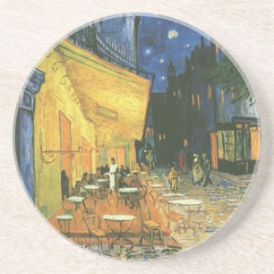 Dessous De Verre En Grès Cafe Terrace - Vincent van Gogh