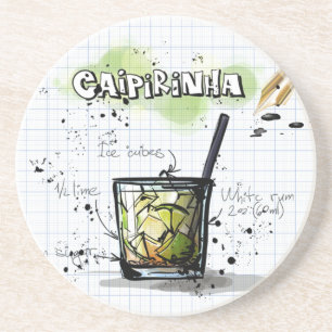 Dessous De Verre En Grès Caipirinha